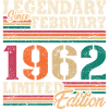 Legendary February 1962 limited edition