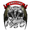Awesome since 1960, biker's birthday