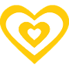 Valentine's Day Heart Yellow