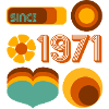 T-shirt anniversaire 1971