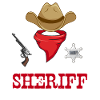 Karneval Kostüm Sheriff