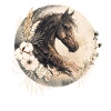 Pferd Boho