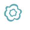 Bloem Bloem Witte Punten Scandinavische Decoratie