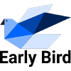 Early Bird blau