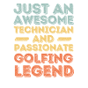 Technicien Golf rétro