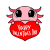 Saint-Valentin Heart Axolotl