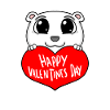 Valentine's Day Heart Bear
