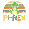 Pi-rex Dinosaur Math Teacher Mathematician Pi Day
