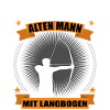 Bogenschießen Alter Mann Spruch Geschenk