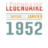 Légendaire Depuis Janvier 1952 Anniversaire