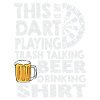 Dart & Bier Lustiger Darts Spruch