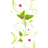 Sprig with pink flowers