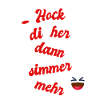 Geselliger Spruch fränkisch