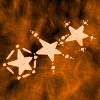 THREE ORANGE STARS