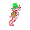 Axolotl Leprechaun - St Patrick’s Axolotl