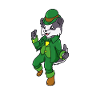 Badger Leprechaun - St Patrick's Badger