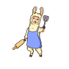 Cartoon Lama Chef