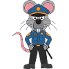 Police Mouse/Mice Policeman