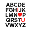 Je t’aime Alphabet