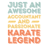 Comptable Karaté rétro