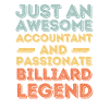 Accountant billiards retro