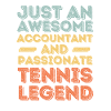 Accountant Tennis retro