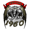 Awesome since 1960, biker's birthday