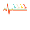 Giraffe Retro Heartbeat