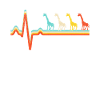 Girafe Retro Heartbeat