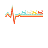 Cat Retro Heartbeat