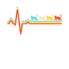 Cat Retro Heartbeat