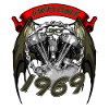 Awesome since 1969, biker's birthday