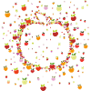 Modern apple Trendy illustration - Diversity