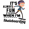 Skateboarding