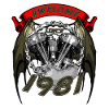 Awesome since 1981, biker's birthday