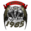Awesome since 1985, biker's birthday