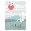 Fiori di ciliegio Fuji Cherry Tree Giappone naturale