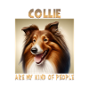 Collie Hunde Spruch Collie Design