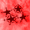 4 ROTE STERNE