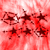 6 STARS BLACK RED