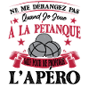 Pétanqueur Slogan Pétanque