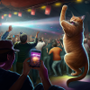 Cat dancing