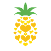Ananas Herz