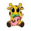 Baby Giraffe Motif
