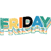 Friday Retro Stack Letters