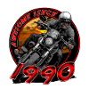 Awesome since 1990, biker's birthday