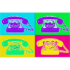Pop-Art-Quad-Neon-Telefon