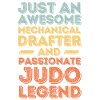 Technical draughtsman Judo retro