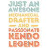 Technical draughtsman Kendo retro