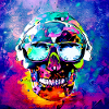 Abstract Skull